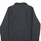 JACK WOLFSKIN Womens Black Quilted Jacket M Polyester Blend Outdoor Wear Zip