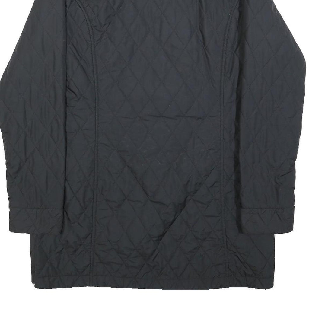 JACK WOLFSKIN Womens Black Quilted Jacket M Polyester Blend Outdoor Wear Zip