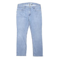 CARHARTT Mens Blue Regular Straight Denim Cotton Blend Light Wash W38 L30