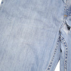 CARHARTT Mens Blue Regular Straight Denim Cotton Blend Light Wash W38 L30