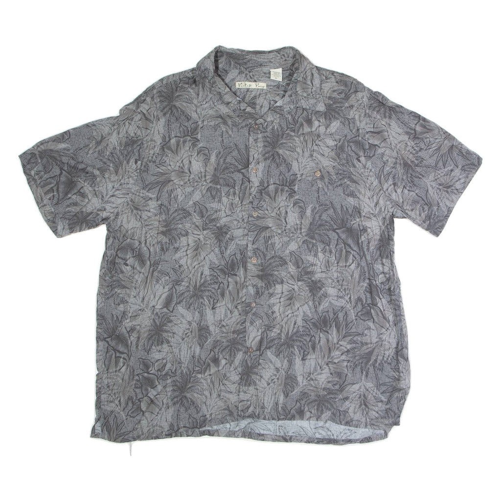 BATIK BAY Mens Shirt Black Crazy Pattern XL