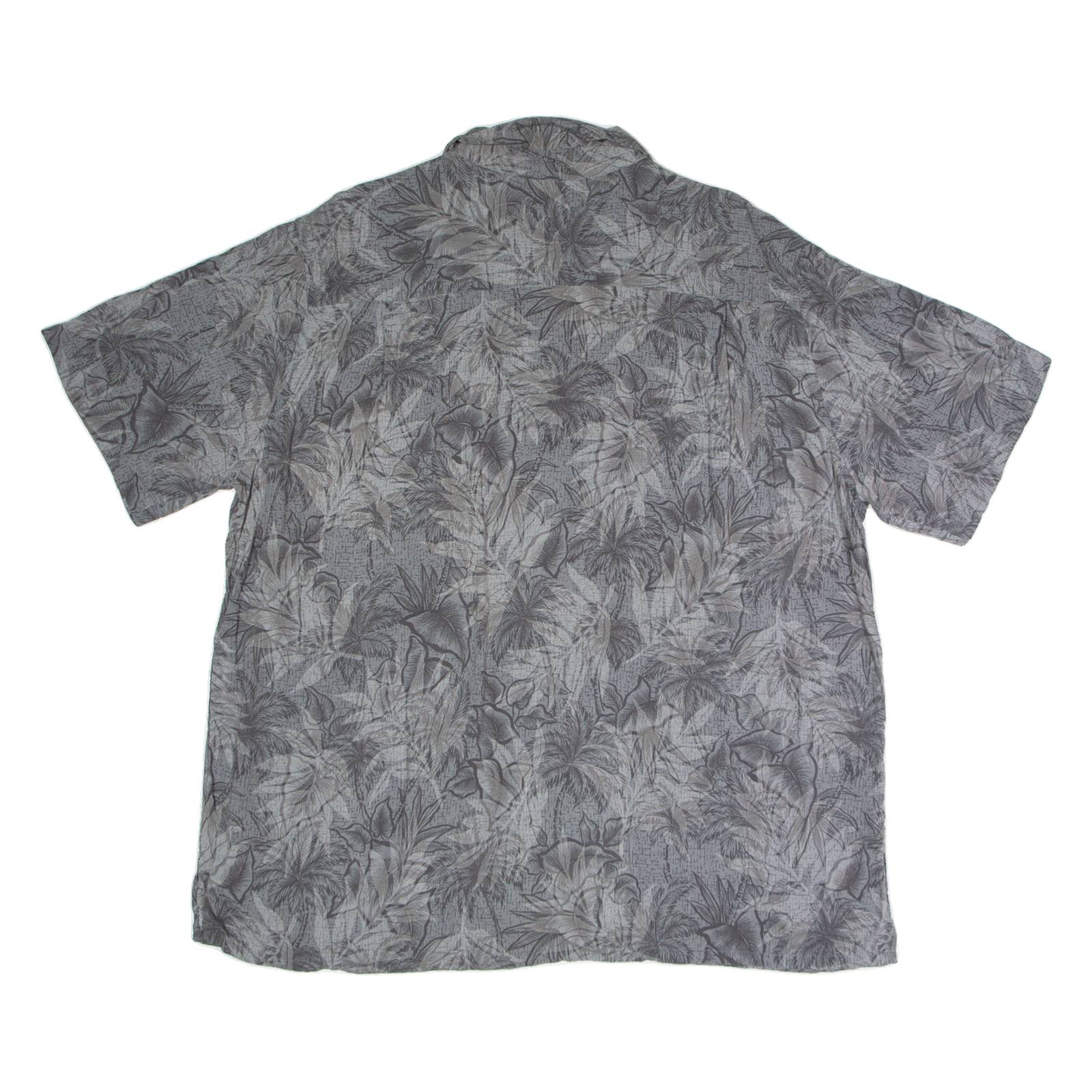 BATIK BAY Mens Shirt Black Crazy Pattern XL