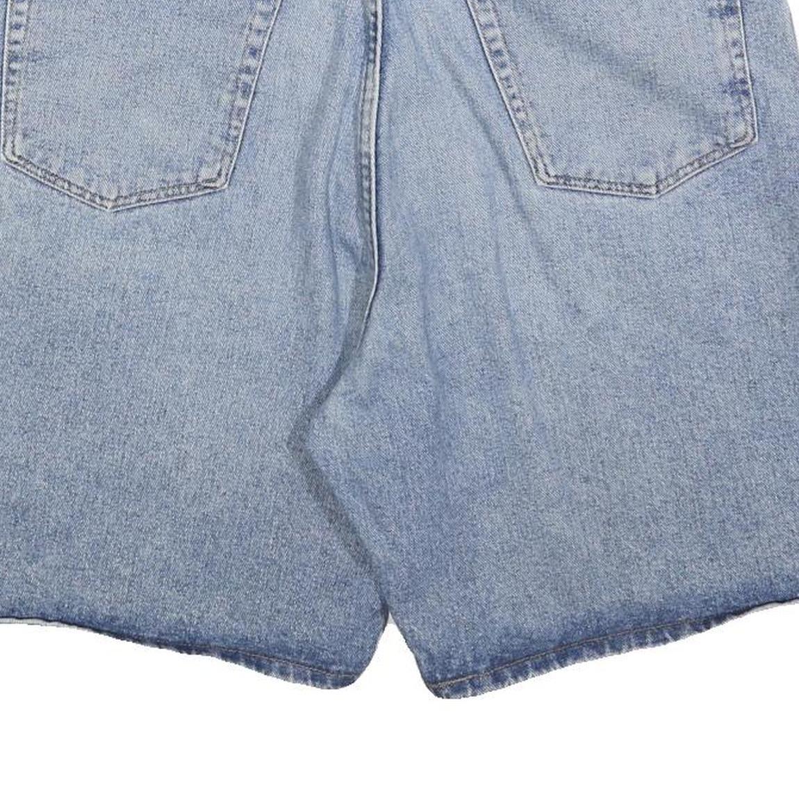 WRANGLER Mens Denim Blue Casual Shorts Size L W36 Summer Wear