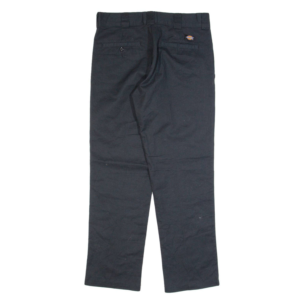 DICKIES Workwear Mens Trousers Black Regular Straight W30 L30