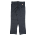 DICKIES Workwear Mens Trousers Black Regular Straight W30 L30