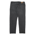 LEVI'S 507 Mens Regular Fit Black Denim Jeans W33 L30 Distressed Cotton Blend