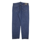WRANGLER Mens Jeans Blue Relaxed Straight Denim Medium W38 L32 Classic Zip