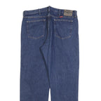 WRANGLER Mens Jeans Blue Relaxed Straight Denim Medium W38 L32 Classic Zip