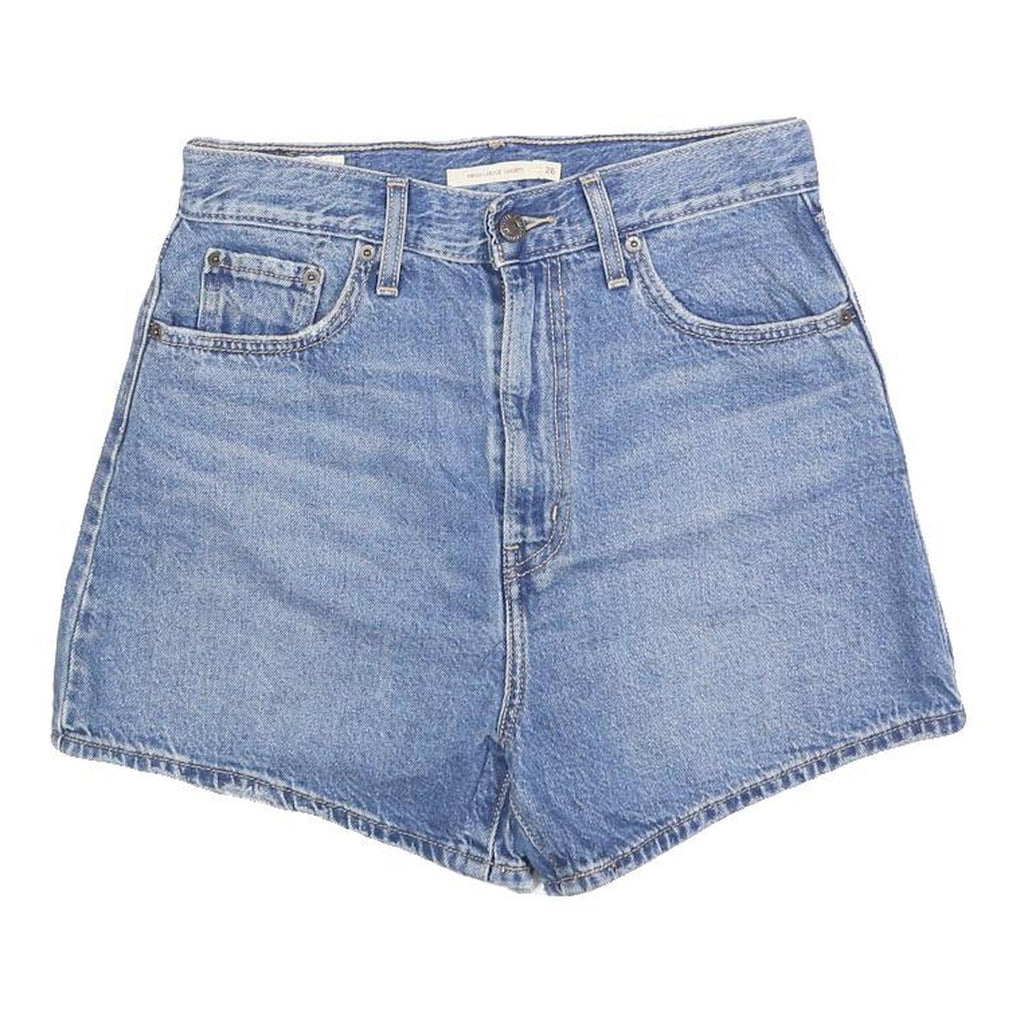 LEVI'S Womens Denim Blue Casual Denim Shorts S W26 Classic Fit