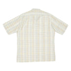 Mens Shirt Beige Check L