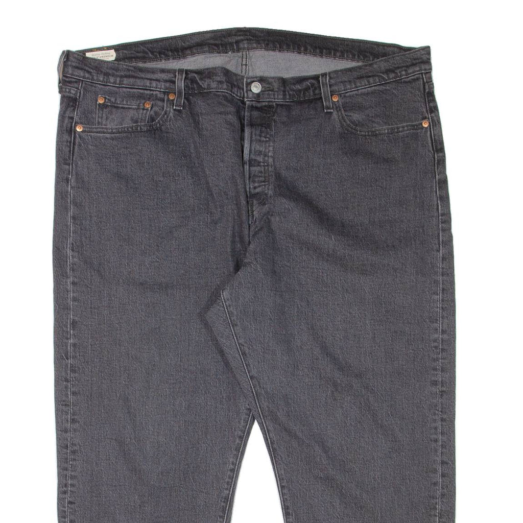 LEVI'S 501 BIG E Jeans Womens Grey Regular Straight W44 L26