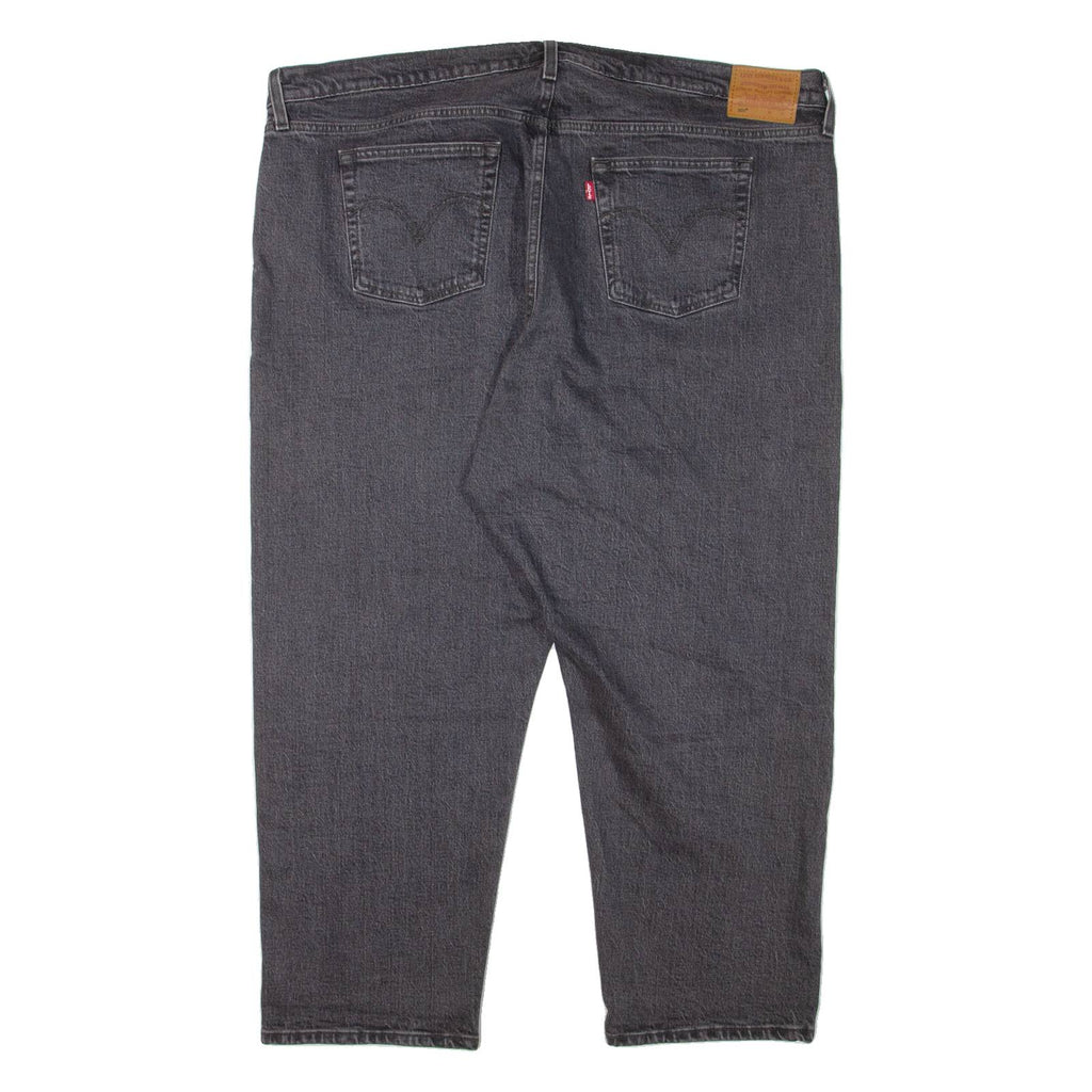 LEVI'S 501 BIG E Jeans Womens Grey Regular Straight W44 L26