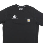 CARHARTT Mens Black & Yellow Graphic T-Shirt M Short Sleeve Crew Neck
