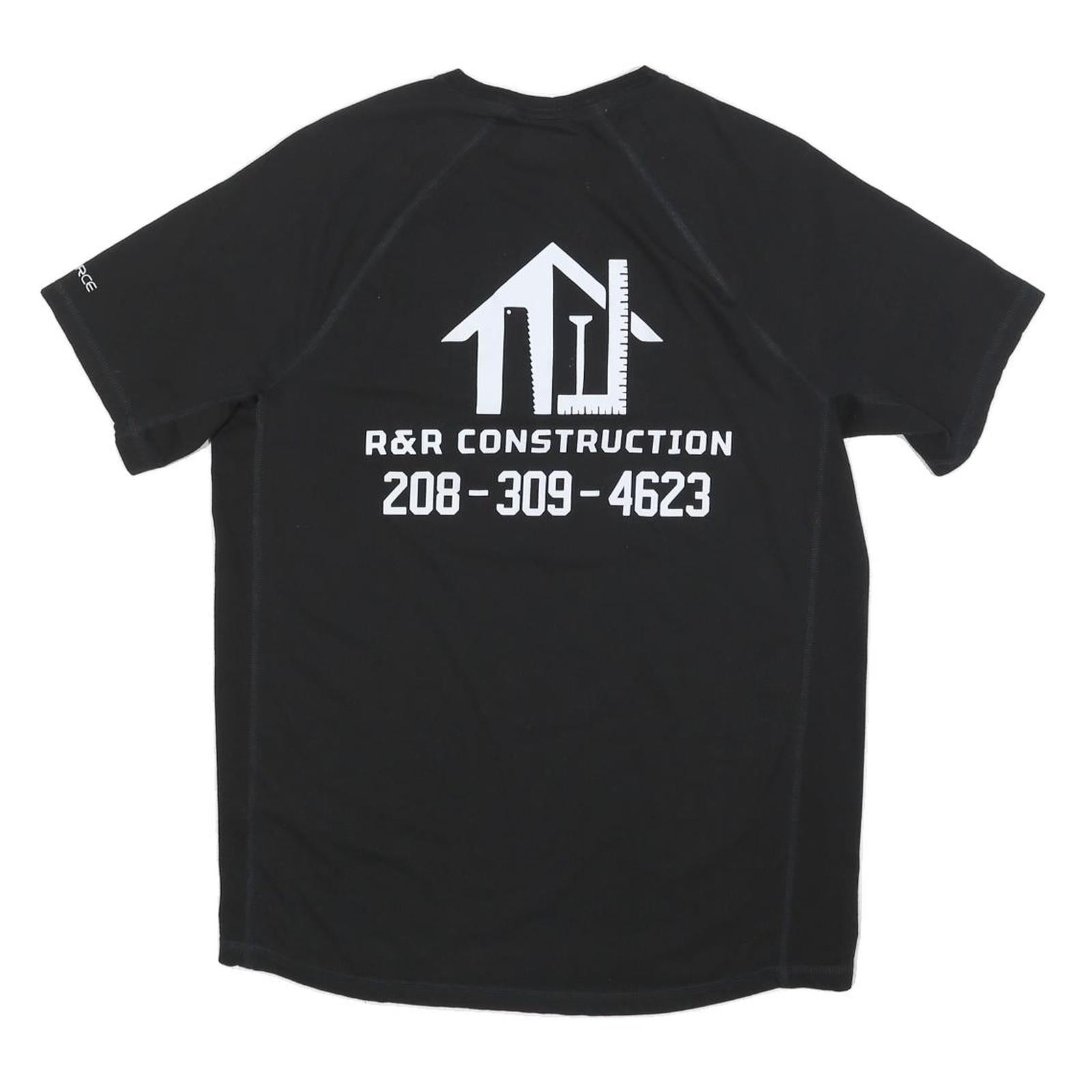 CARHARTT Mens Black & Yellow Graphic T-Shirt M Short Sleeve Crew Neck