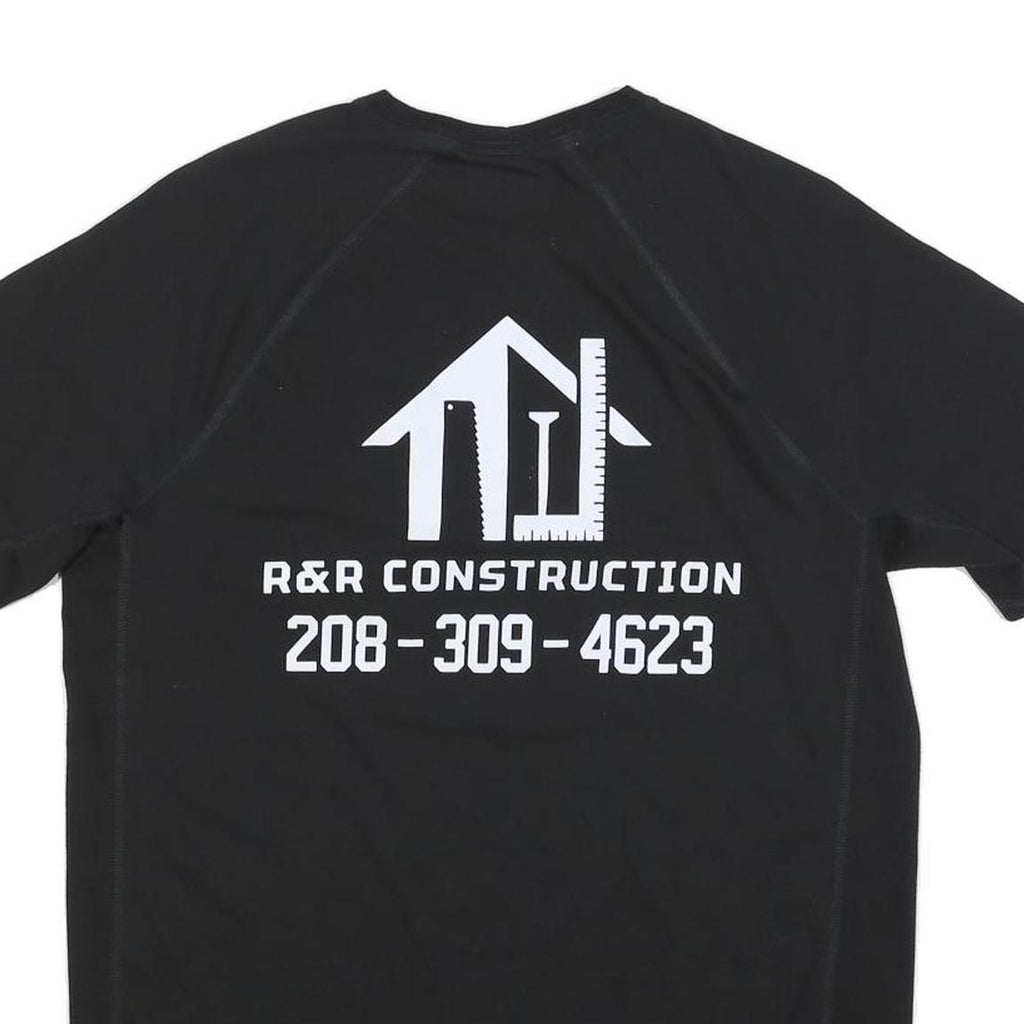 CARHARTT Mens Black & Yellow Graphic T-Shirt M Short Sleeve Crew Neck