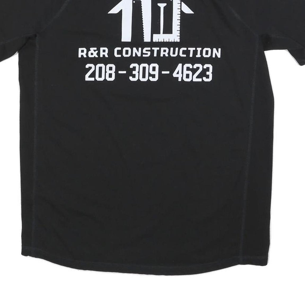 CARHARTT Mens Black & Yellow Graphic T-Shirt M Short Sleeve Crew Neck