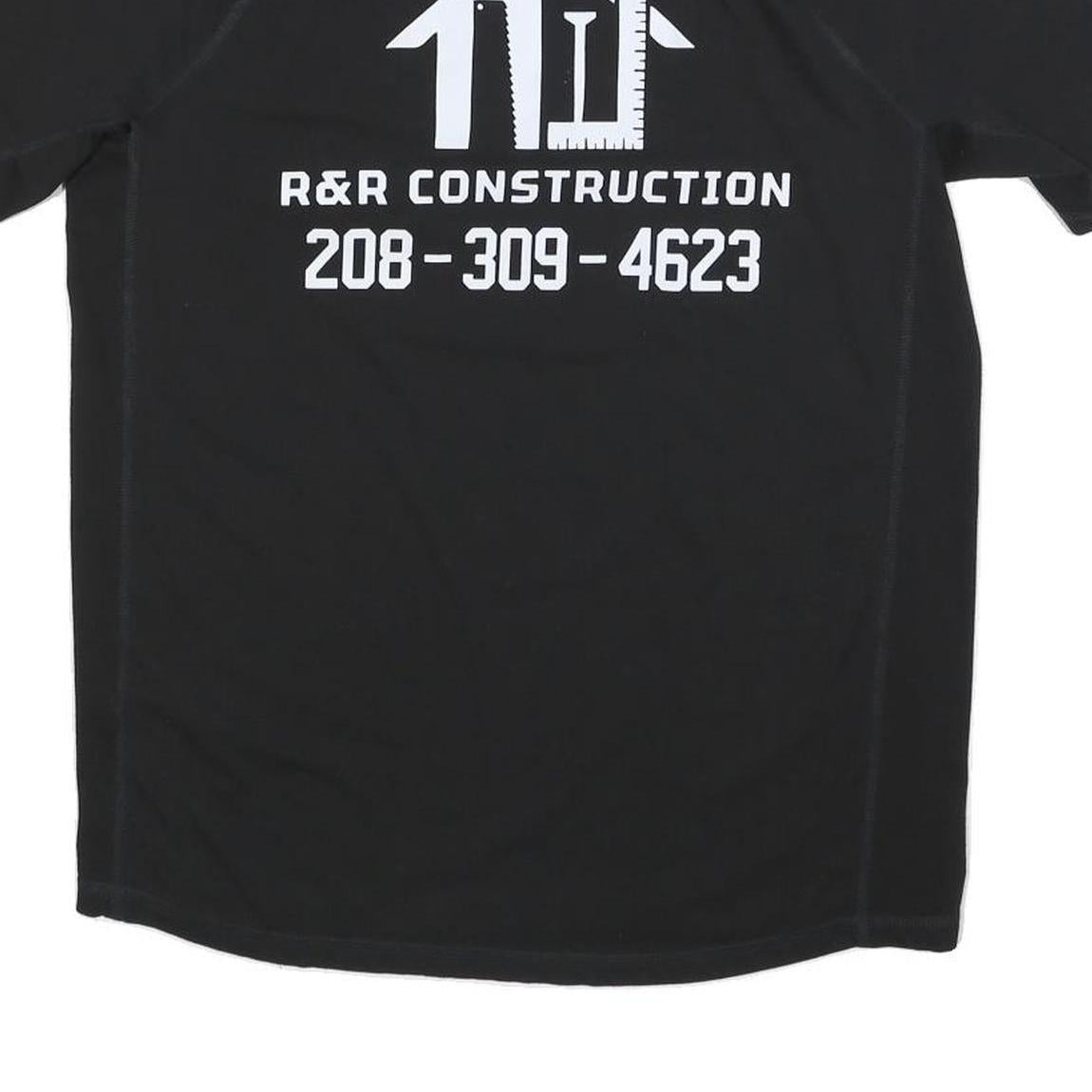 CARHARTT Mens Black & Yellow Graphic T-Shirt M Short Sleeve Crew Neck