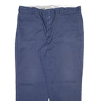 DICKIES 874 Workwear Mens Trousers Blue Regular Straight W38 L28