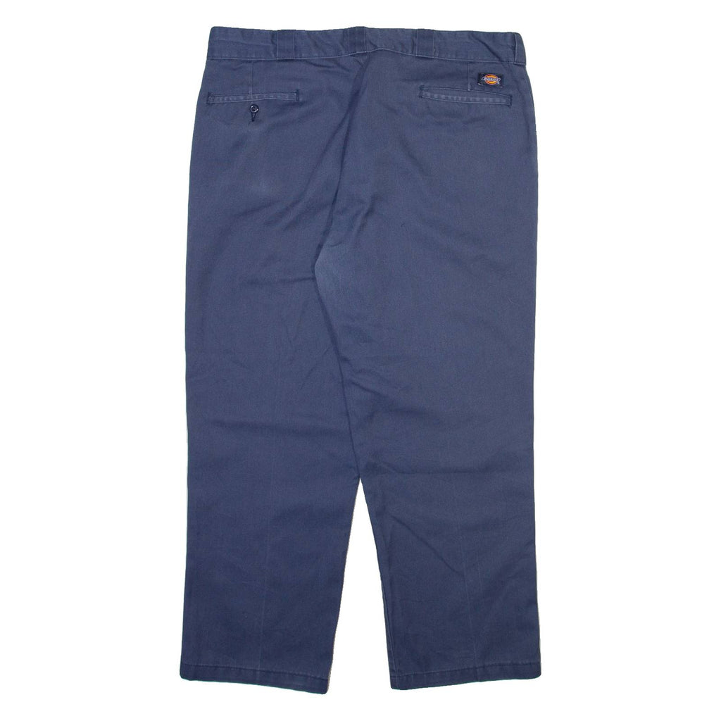 DICKIES 874 Workwear Mens Trousers Blue Regular Straight W38 L28