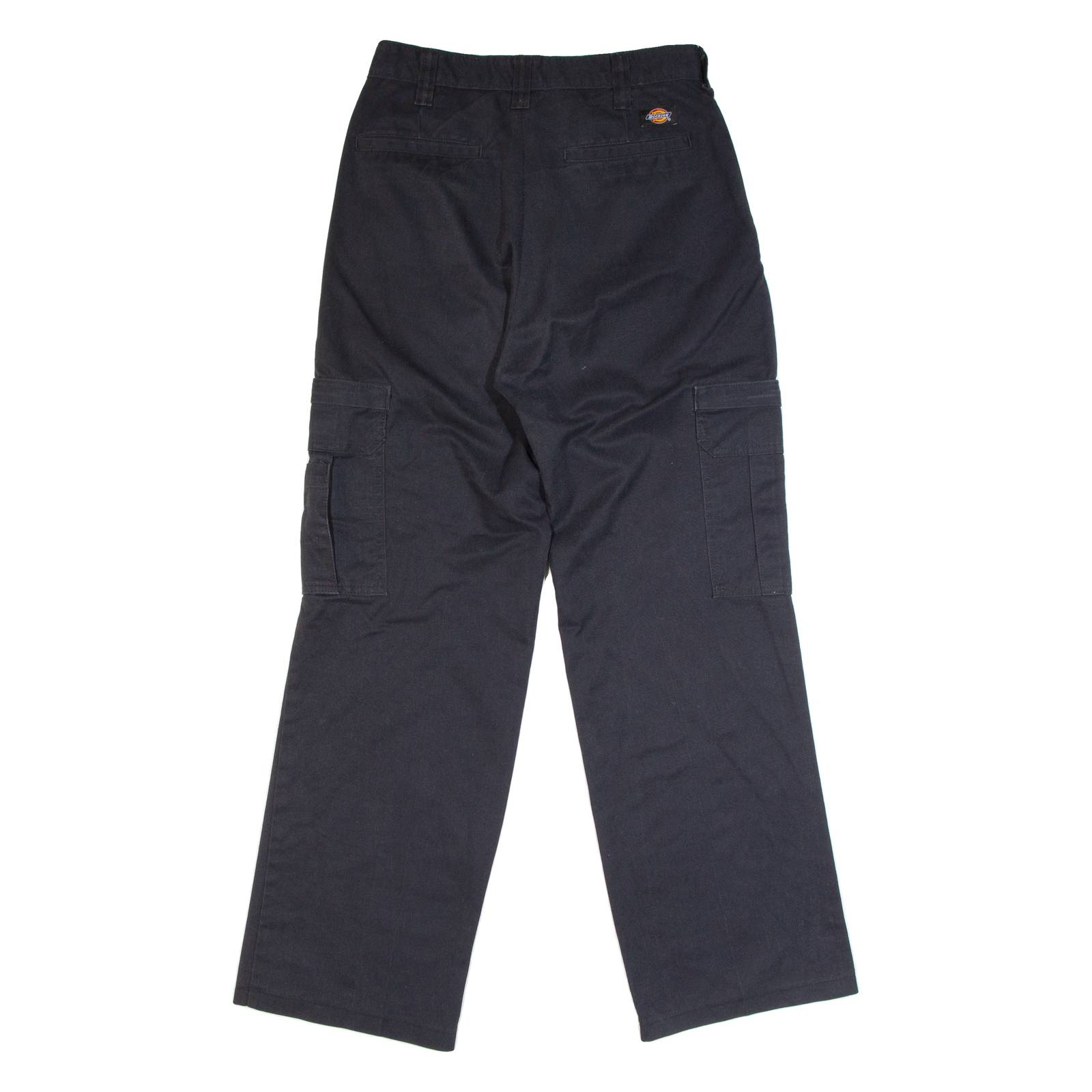 DICKIES Workwear Mens Trousers Black Regular Straight W28 L30