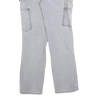 CARHARTT Womens Cotton Blend Slim Grey Workwear Trousers W28 L30 Utility Zip
