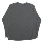 NFL Mens Grey Kansas City Chiefs Long Sleeve Crew Neck T-Shirt XL Cotton Blend