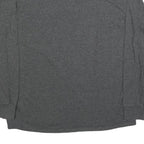 NFL Mens Grey Kansas City Chiefs Long Sleeve Crew Neck T-Shirt XL Cotton Blend