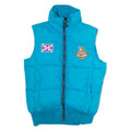 PUFFA Womens Puffer Gilet Blue Nylon UK 12