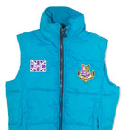 PUFFA Womens Puffer Gilet Blue Nylon UK 12