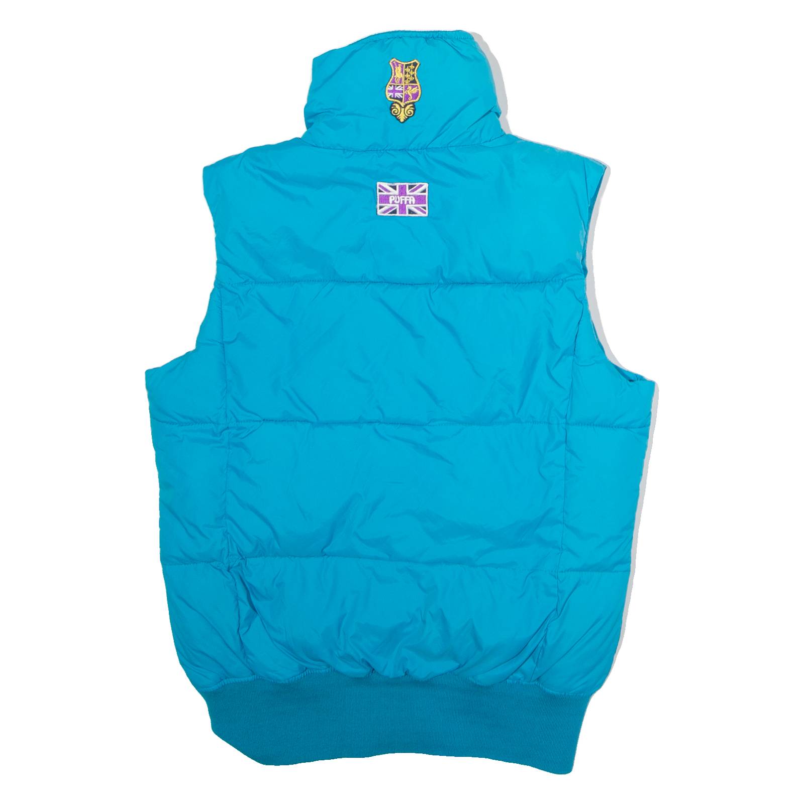 PUFFA Womens Puffer Gilet Blue Nylon UK 12