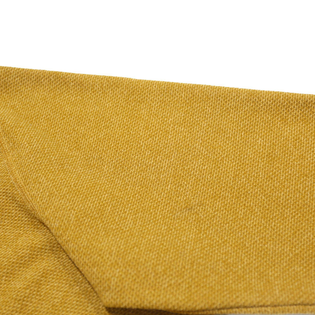 THE NORTH FACE Mens Mustard Yellow Patterned Jumper 1/4 Zip Basic Knit S Outdoor