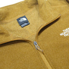 THE NORTH FACE Mens Mustard Yellow Patterned Jumper 1/4 Zip Basic Knit S Outdoor