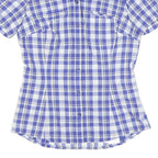 MAMMUT Womens Blue & White Checked Shirt XS Lightweight Cotton Casual