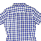 MAMMUT Womens Blue & White Checked Shirt XS Lightweight Cotton Casual