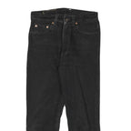 LEVI'S Womens Black Slim Skinny Denim Jeans W28 L23 Classic Fit Zip Closure