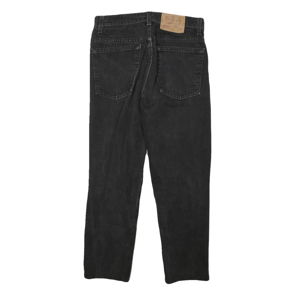LEVI'S Womens Black Slim Skinny Denim Jeans W28 L23 Classic Fit Zip Closure