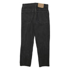 LEVI'S Womens Black Slim Skinny Denim Jeans W28 L23 Classic Fit Zip Closure