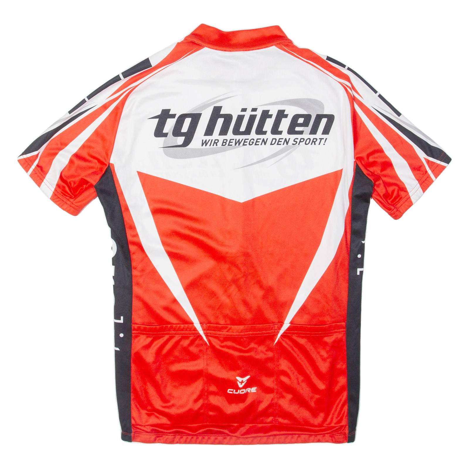 CUORE Full Zip Cycling Mens Jersey Red S