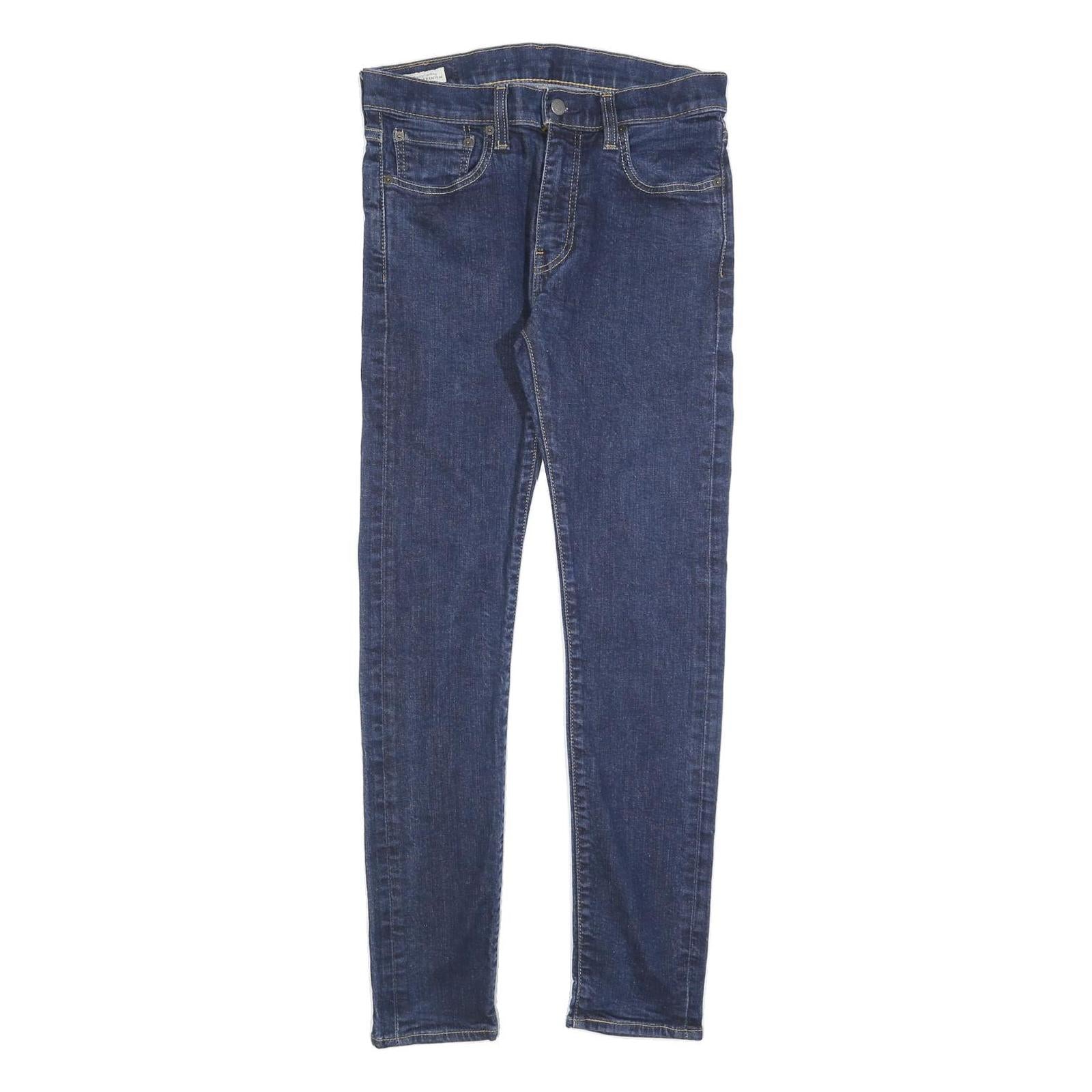 LEVI'S 519 BIG E Mens Jeans Blue Slim Skinny Denim W32 L29 Stretch Cotton