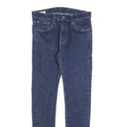 LEVI'S 519 BIG E Mens Jeans Blue Slim Skinny Denim W32 L29 Stretch Cotton