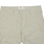 FJALLRAVEN Mens Shorts Beige Casual Plain L W38 Lightweight Durable