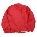 CARDINAL Mens Red Indy East Softball Jacket 2XL Polyester Blend Button Closure