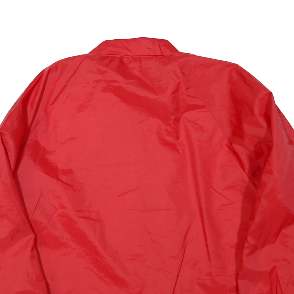 CARDINAL Mens Red Indy East Softball Jacket 2XL Polyester Blend Button Closure