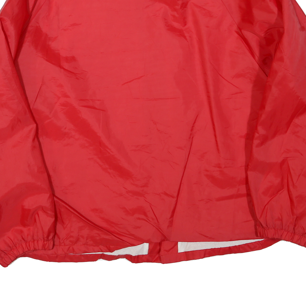 CARDINAL Mens Red Indy East Softball Jacket 2XL Polyester Blend Button Closure