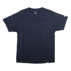 CHAMPION Mens Black Classic L Short Sleeve Crew Neck Logo Embroidered T-Shirt