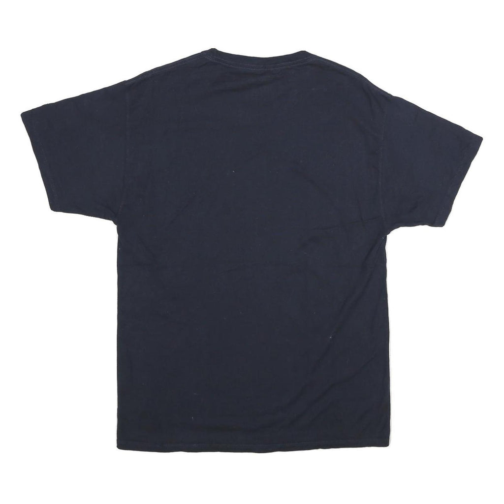 CHAMPION Mens Black Classic L Short Sleeve Crew Neck Logo Embroidered T-Shirt