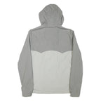 LEVI'S Mens Grey & Light Grey Zip Jacket M Polyester Blend Lightweight Hooded
