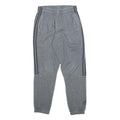 ADIDAS Mens Joggers Grey & Black Regular Tapered M W28 L29 Cotton Blend