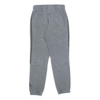 ADIDAS Mens Joggers Grey & Black Regular Tapered M W28 L29 Cotton Blend