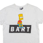 THE SIMPSONS Bart Mens T-Shirt White S